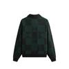 Kith Geo Quilted Nelson Rugby Stadium Men Tops Green KHM033258-302