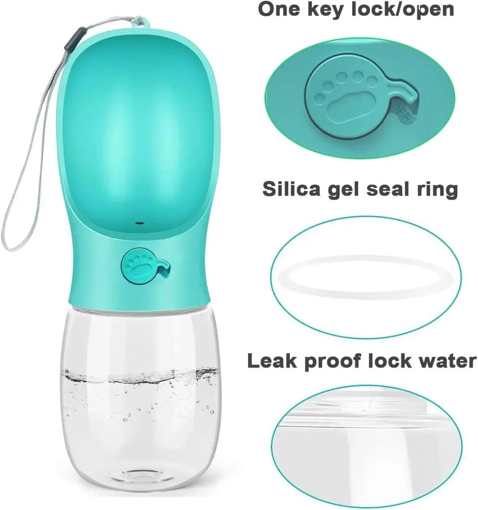 Portable Dog Water Bottle Tumbler Outdoor Travel Walking Leak-proof Dog Water Fountain Cat Water Fountain Dog Accessories