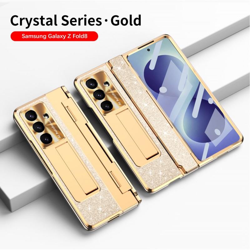 Premium Foldable Phone Case Galaxy Z Fold8 Fold7 Full Coverage PU Leather With Hidden Stand Shockproof Scratch