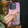 Phone Case: 2D Flat, Suitable for iPhone 18 17 16 15 14 13Pro In Color Silver Protective Case, Couple Style, Fairy Magical Capybara, Christmas and Hal