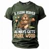 Cute Animal Graphic T Shirts For Men Fashion Summer Short Sleeve 3D Funny Animals Printed T-shirt Casual Oversized Women Tees Top