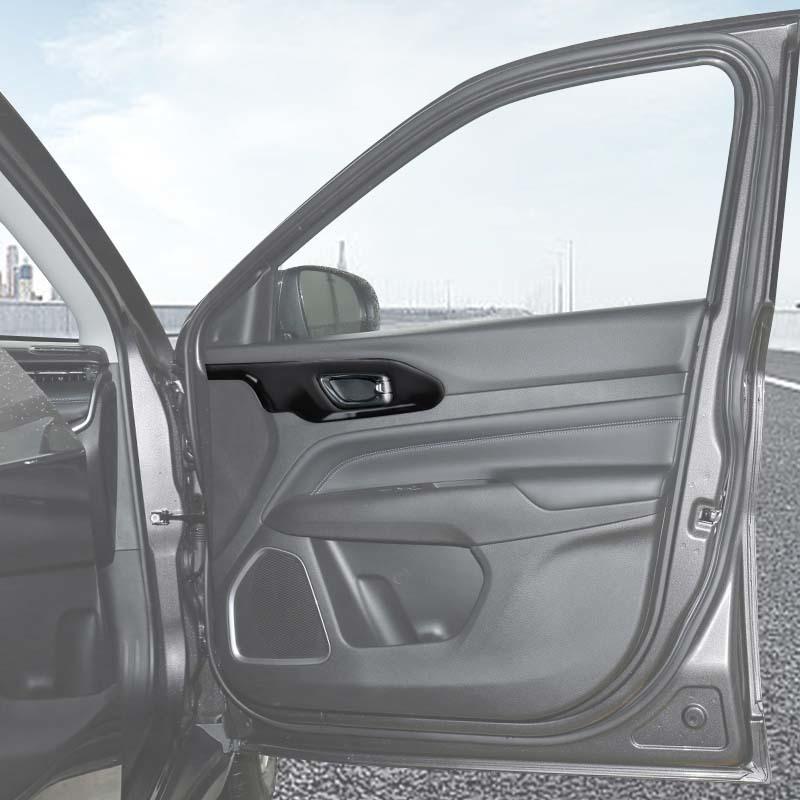 ABS Interior Door Handle Decoration Cover Sticker Fit For Jeep Compass 2021 Up Interior Accessories