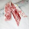Fashion Skinny Scarf Women Luxury Letter Printing Tie Bag Handle Ribbon Hair Band Women's Headscarf New Lady Design Silk Scarves