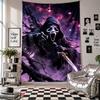 Wall TapestryScream Ghostface Art Hanging Cloth Decorative Background Cover for Room Decoration