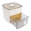 2 Tier Ice Cube Trays with Large Capacity Bin Sealed Transparent Lid Tongs Easy Release Stackable Ice Maker Set for