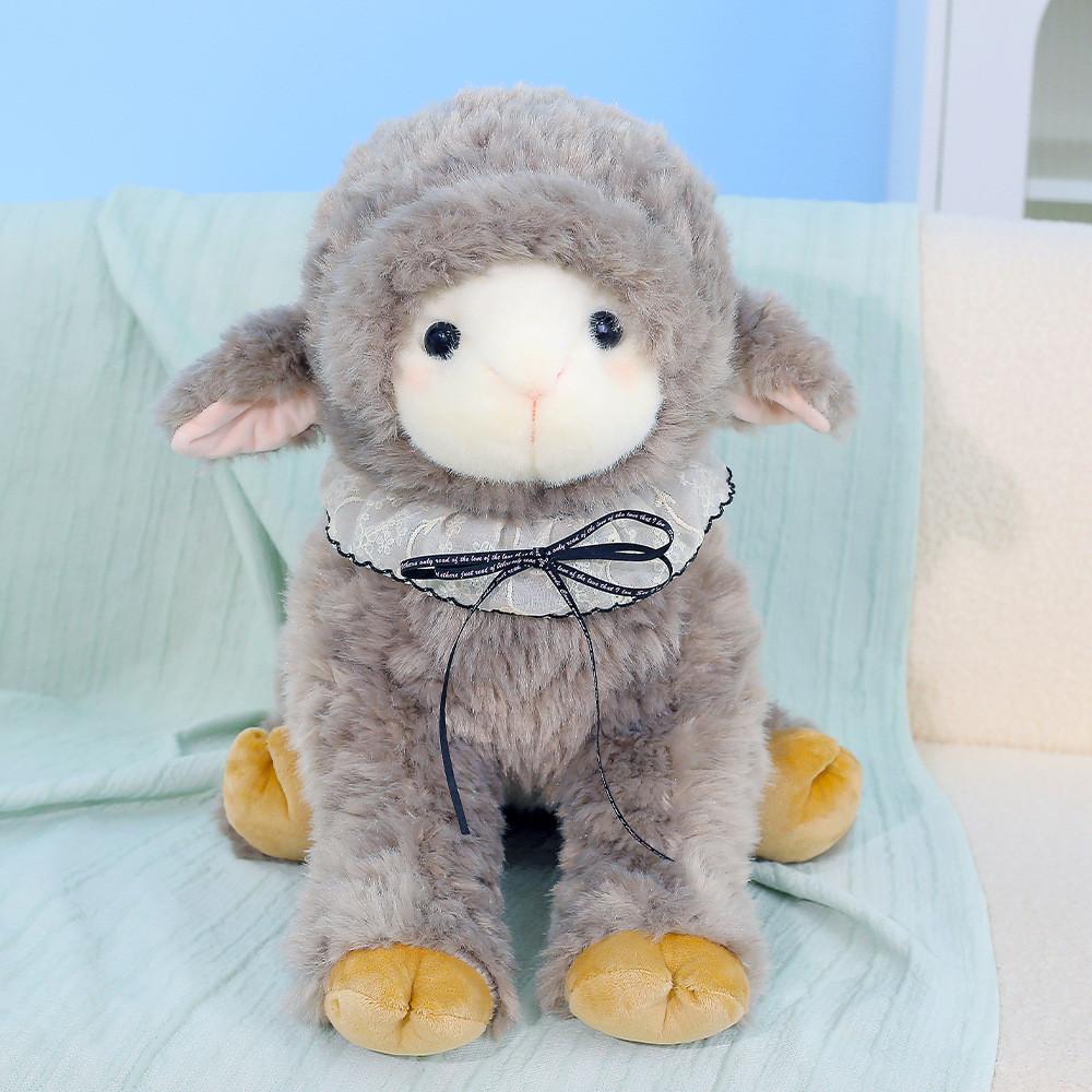 Plush Sheep Toy With Soft Polyester Filling Perfect For Kids Bedtime And Gift Giving
