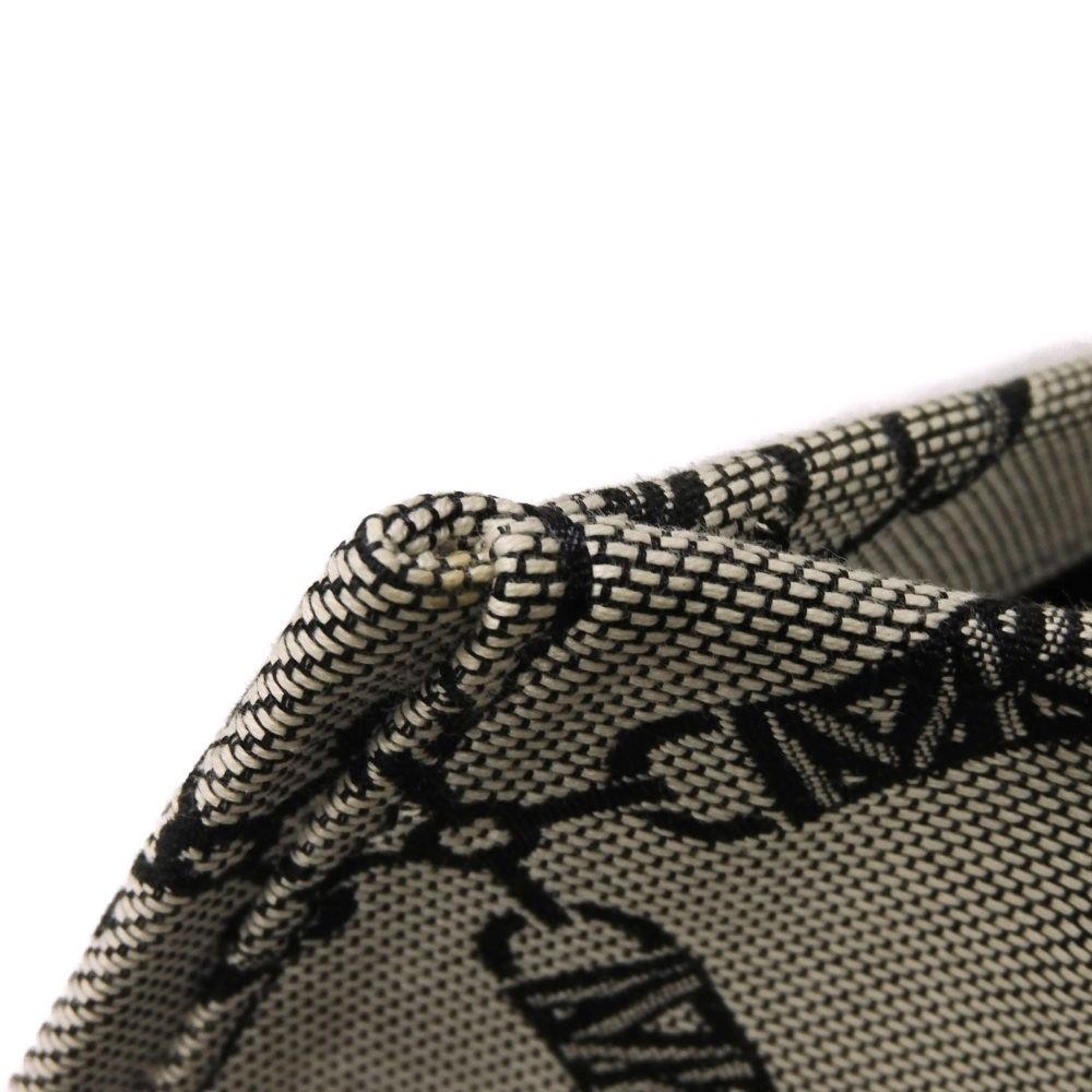 Used 11974 Gigi Empire Logo Large Tote 30S3G3GT3J 7924 Black 2-Way Shoulder Bag MK Jacquard Natural Unisex from Japan