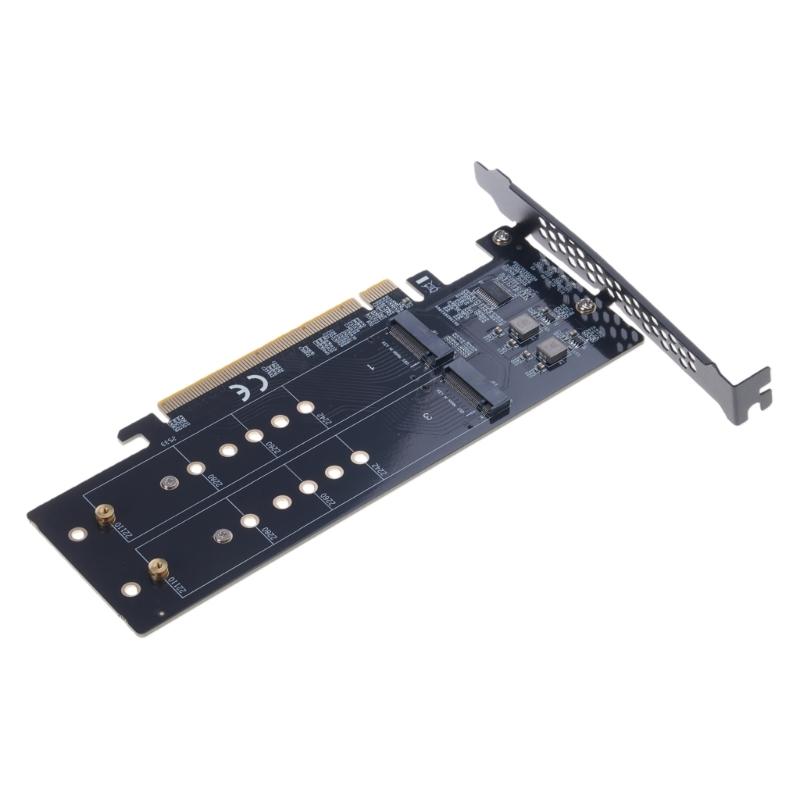 Advanced PCIE4.0 X16 Adapter Offering 64Gbps Speed for Storage Expansion NVMe Drive Support Easy Installation