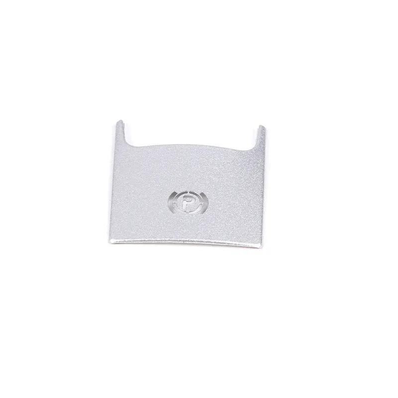 For Maserati Ghibli Quattroporte 2013-2015 Stainless Steel Silver Car Electronic Handbrake Cover Trim Stickers Car Accessories