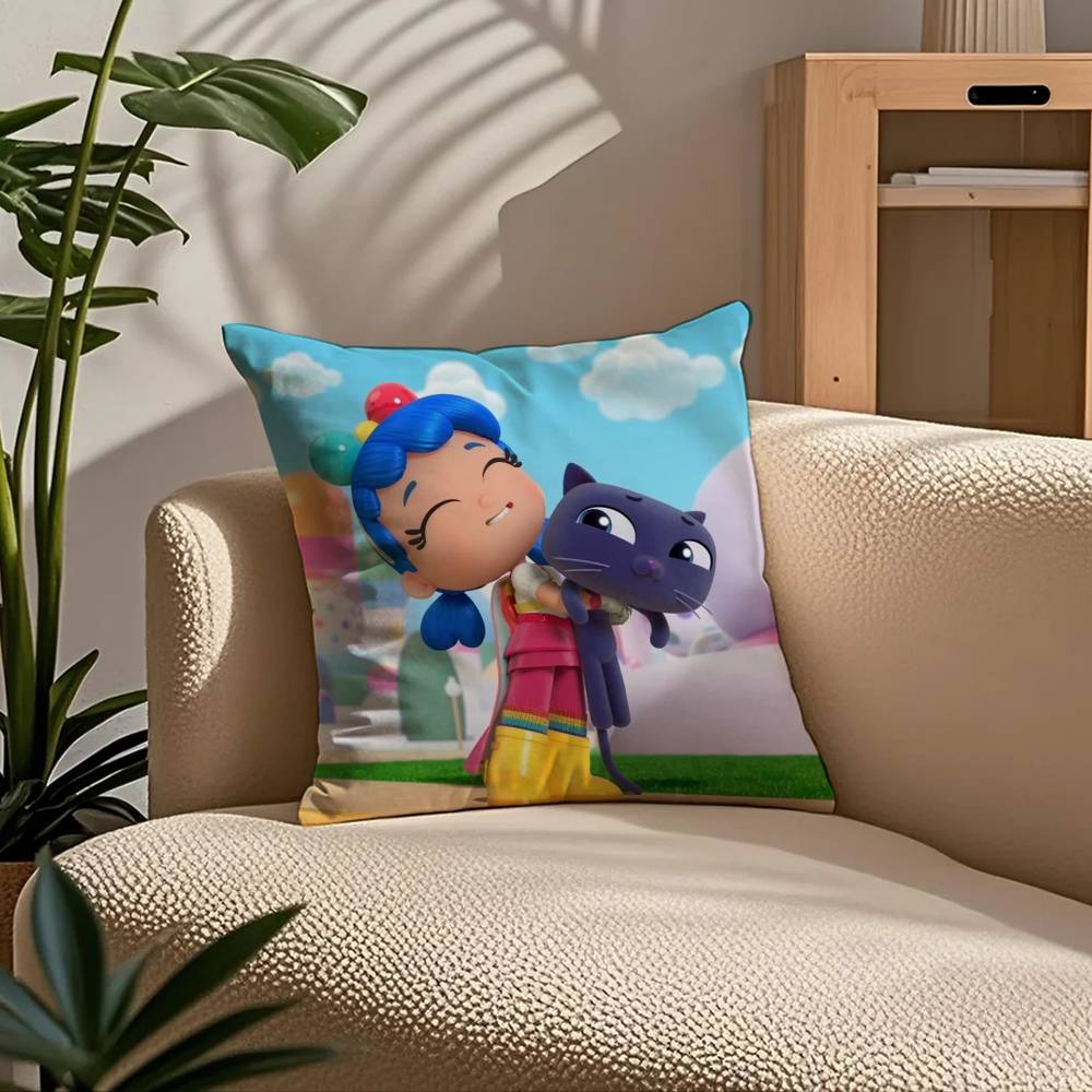 True R-Rainbow-W K-Kingdom Pillow Case Comfort Sofa Bed Silky elegant Invisible zipper Custom Decorative cushion cover