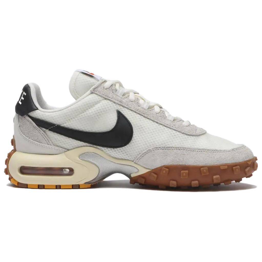 Nike Air Max Waffle Racer SP Sail Black Gum Unisex Sneakers Cream Gum-Medium-Brown IB3656-100