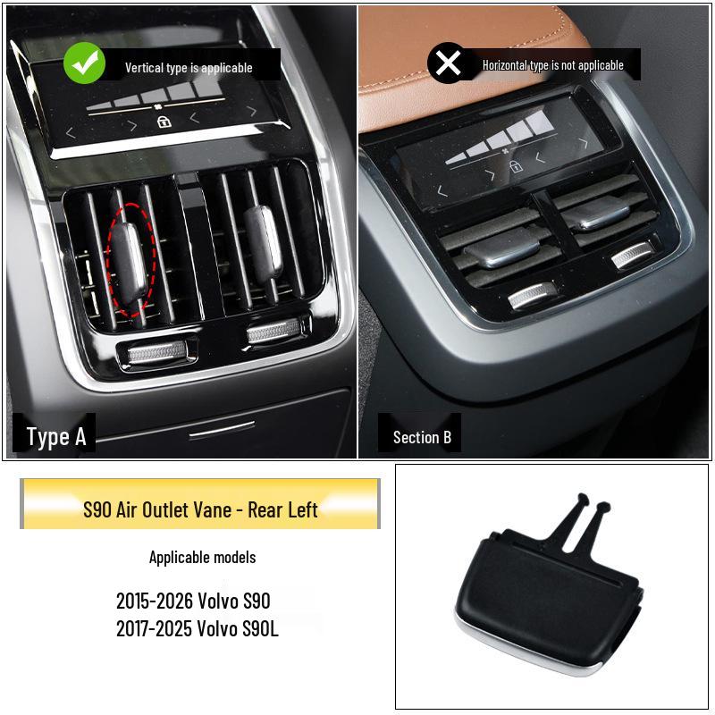 

Слайдер регулировки дефлектора кондиционера Volvo XC90/V90/S90