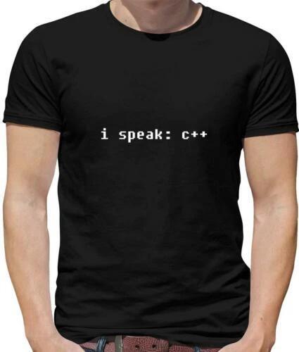 

Я говорю на C++ Мужская футболка - Код - Разработчик - Программист - Компьютер -c 3XL