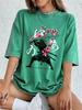 Japanese Martial Arts Cotton Washed TShirts Womens Summer Oversized Tops ONeck Comfortable Short Sleeve T Shirt Basic Clothes