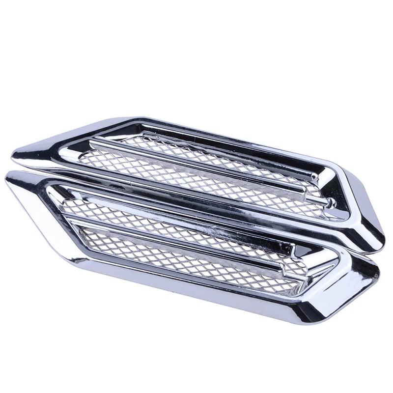 Car Exterior Air Intake Flow Side Fender Vent Wing Cover Trim Tuning Car Styling Shark Gill ABS 3D Decoration Sticker