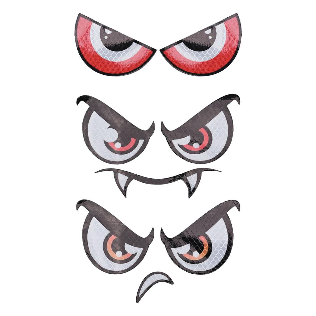 Cartoon-Augenaufkleber Elektrischer Rasenmäher-Flicken Gartengebrauch Haushaltsarbeiten Lebendiges Aussehen Für Robotische Geräte