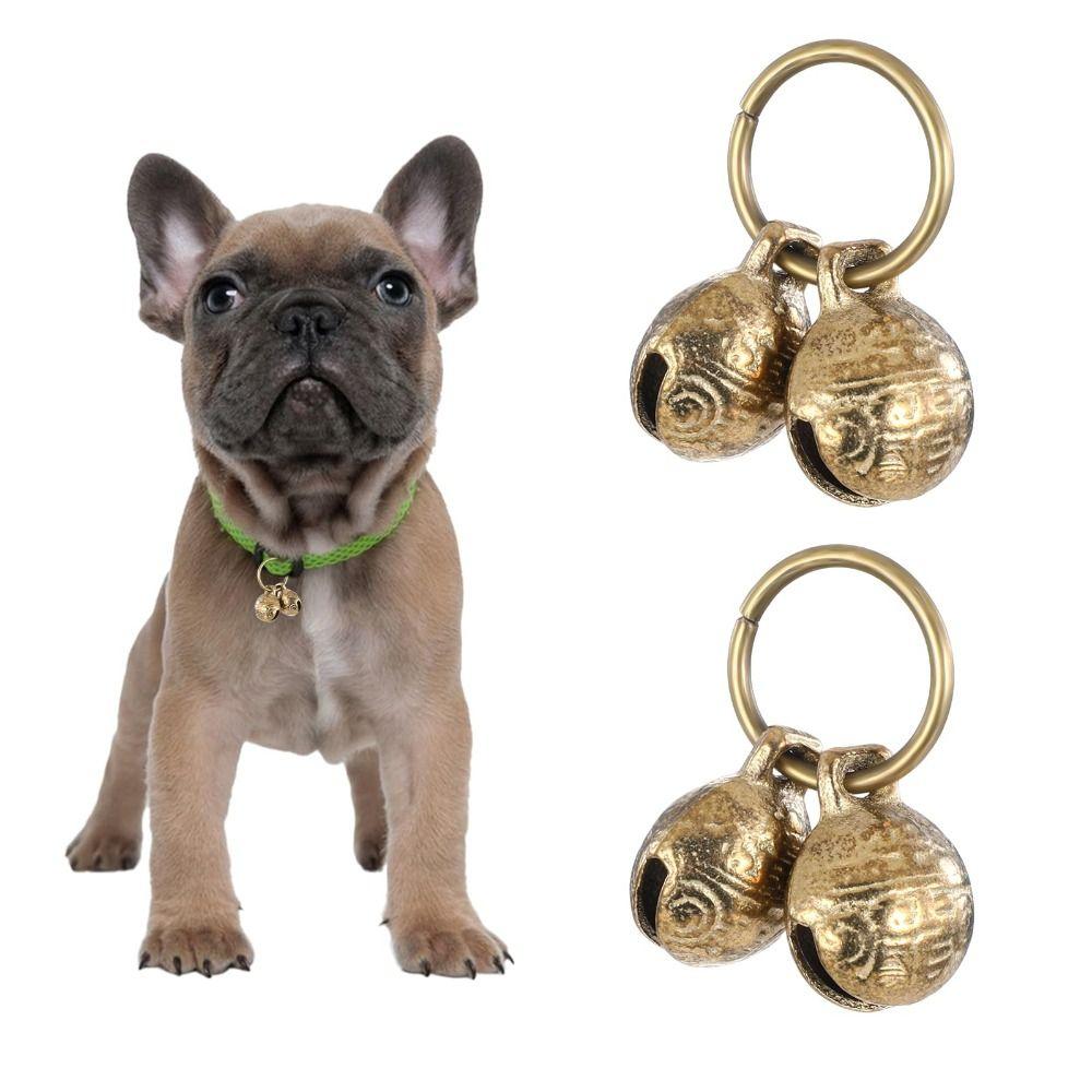 Anti Theft Dog Charm Bells Extra Loud Pet Pendant Bells Decorative Pet Collar Bells Pets Training