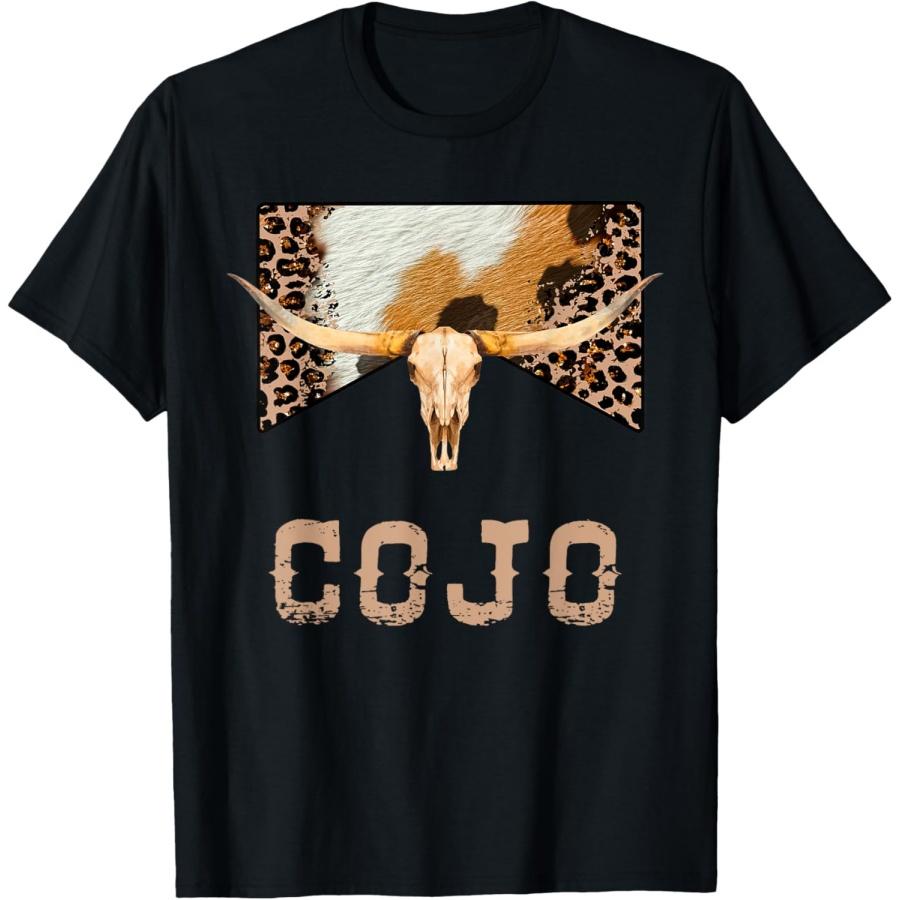 

Retro Cojo Johnson Bull Skull Music Country 70s Cowboy Boots T-Shirt XXXXXL чорний