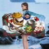 Game C-Cookie R-Run Beach Towel Colorful Bath Towels For Girl Microfiber Quick Dry Custom Sand Free Beach Yoga Spa Gym Pool