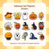 20-Piece Halloween Pumpkin Ghost Cartoon Magnetic Refrigerator Stickers - Waterproof Decoration