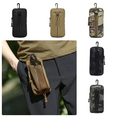Drawstring Water Bottle Carrier Multi-purpose Water Bottle Holder Portbale Phone Bag  Hiking
