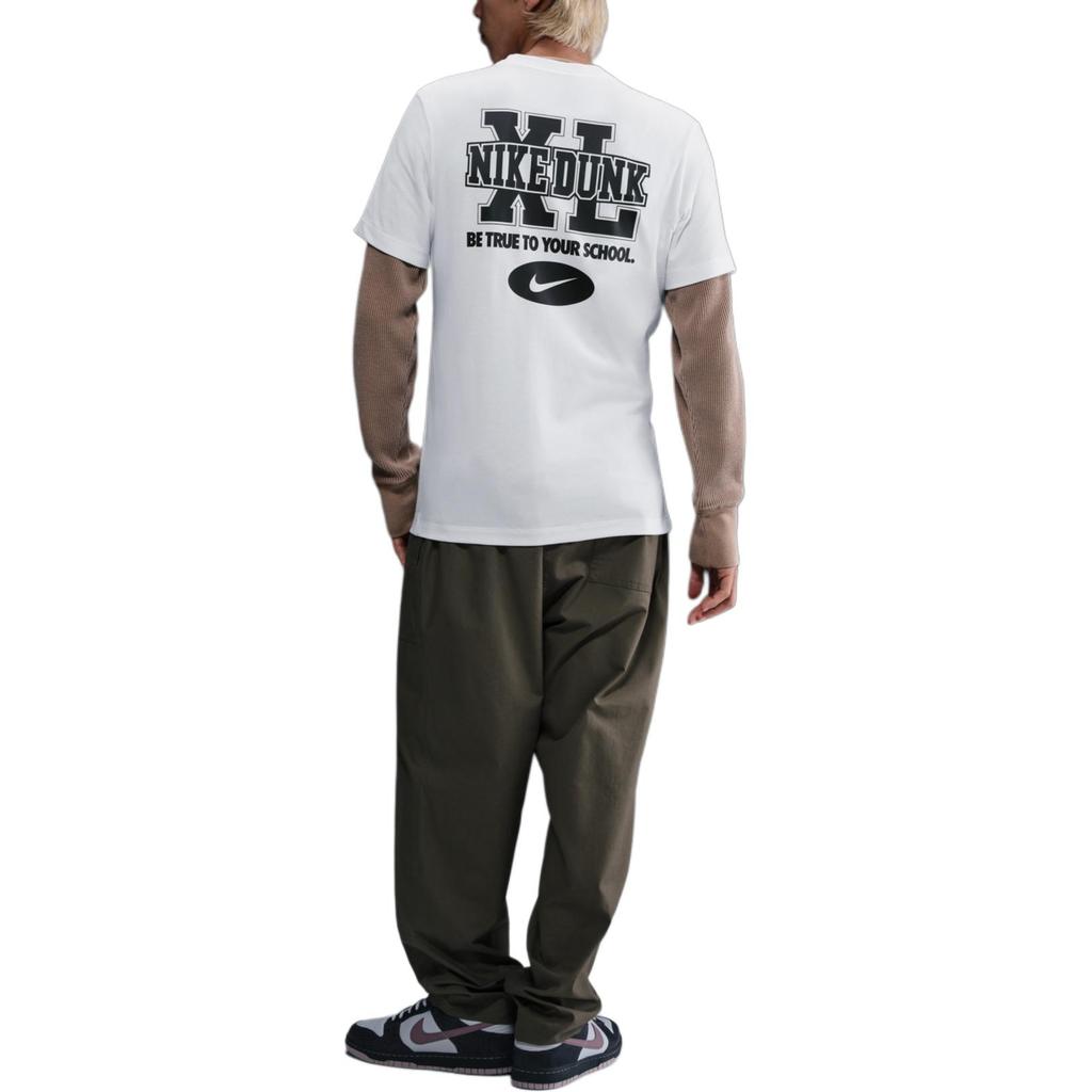 New Nike Dunk AS U NSW TEE OC PK B LBR T Shirt Men's White HJ0773-100