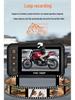 Waterproof Dual-Recording 720P HD Motorcycle Dash Cam with Front & Rear Cameras