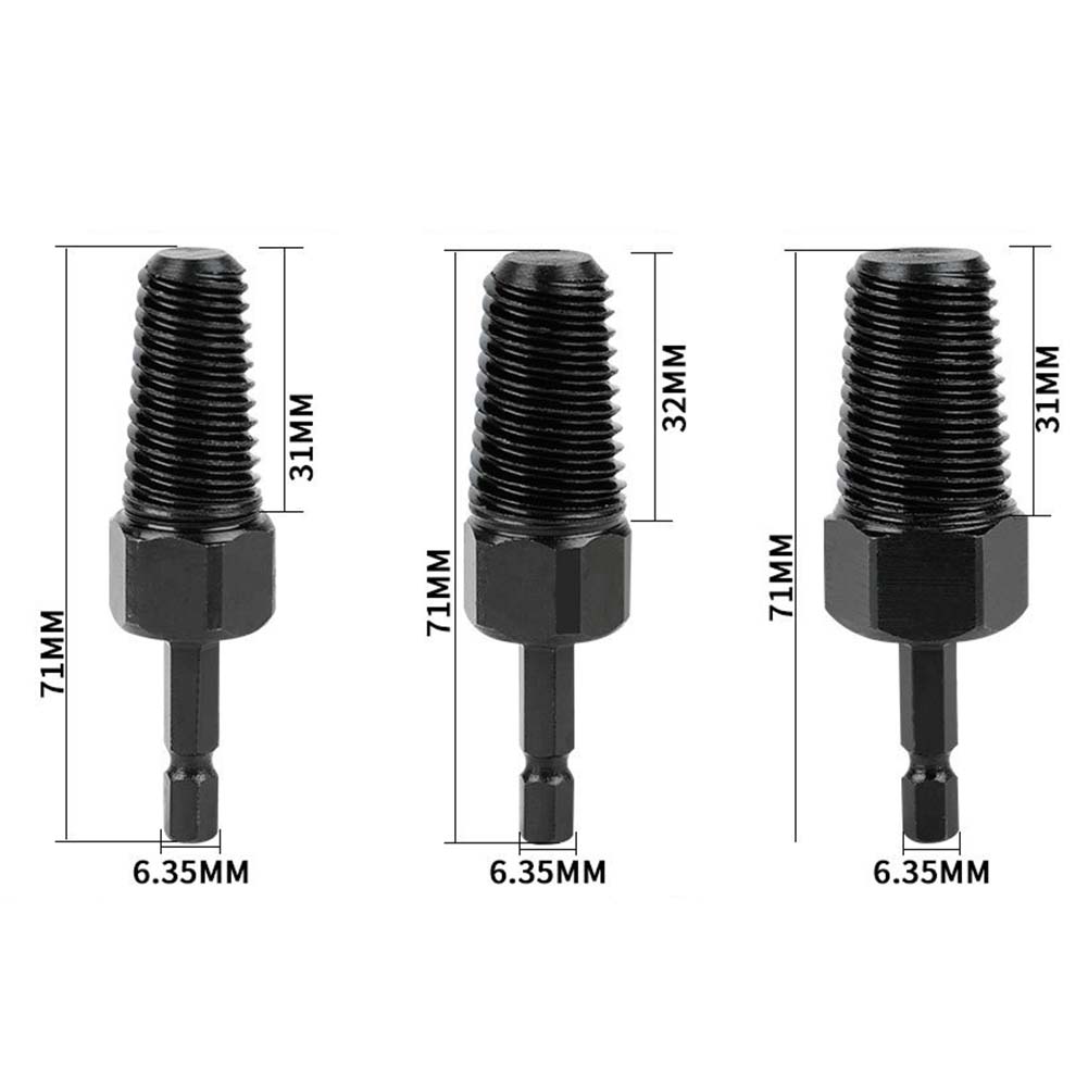 For 1 Inch Pipe Hex Shank Extractor Broken Screw Extractor Plumbing Tasks For 1-inch Water Pipe Broken Screw Extractor Tool