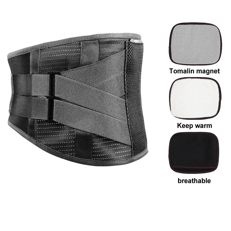 

3 Pad Tourmaline Magnetic Steel Waist Treatment Of Lumbar Disc Herniation Spine Straightener Scoliosis Back Support Brace Belt XL