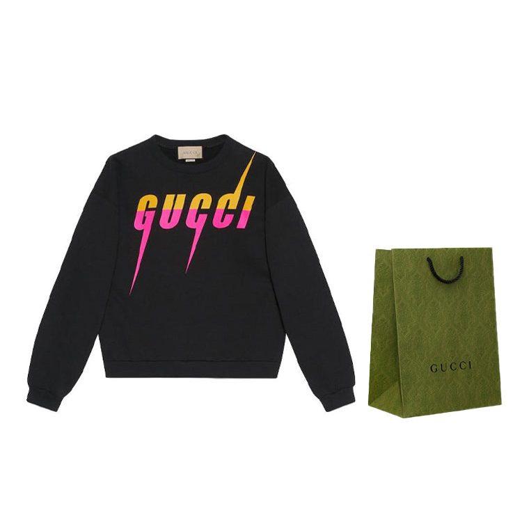 GUCCI Blade Logo-print Cotton Sweatshirt 715919-XJFL9-1152