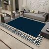 European Marble Non-slip Living Room Carpet Luxury Washable Big Size Rug for Home Coffee Table Decor