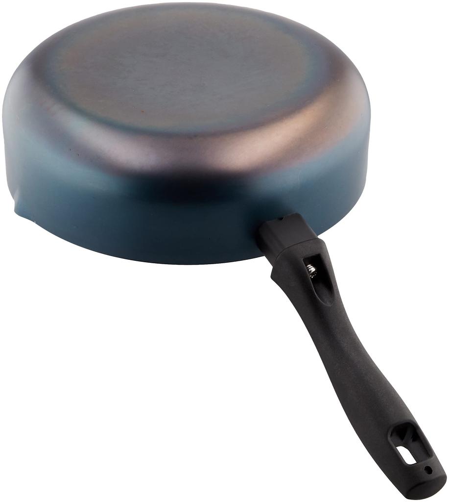Fujita Metal Iron Frying Pan, Single-Handed Pot, Easy-to-Use, Lightly Fried Rice Pan, 25cm, 013800