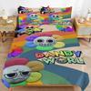 D-Dandy's World Bedding Set 3D Printed Anime Duvet Cover Set with Pillowcases Boy Teens Girl Birthday Gift Soft Cute Bedclothes