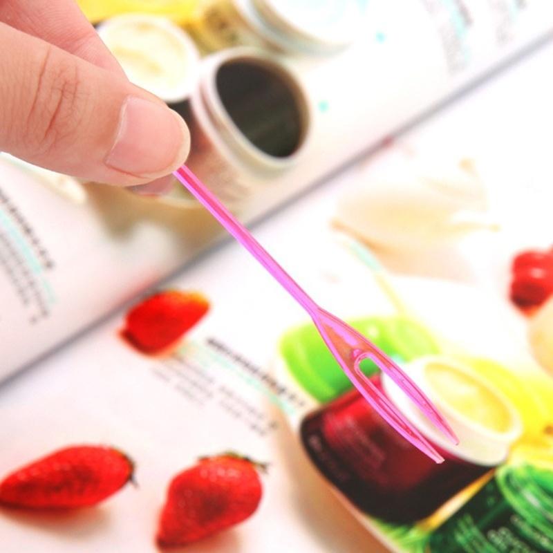 50 Stück Bunte Bento Lebensmittel Gebäck Obst Picks Gabeln Lunchbox Zubehör Deko Werkzeug Zufällige Farbe