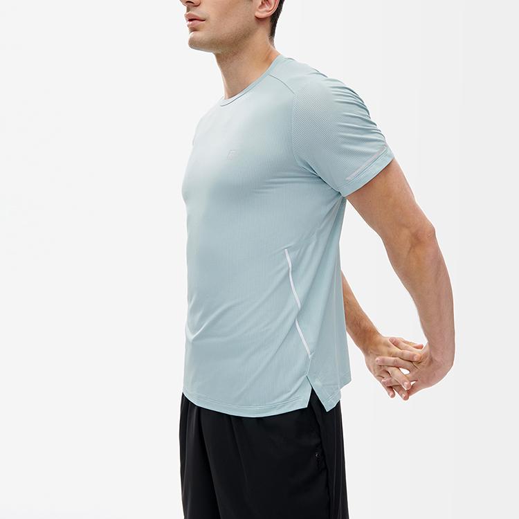 New FILA Athletics T-Shirt Men's Sky Eau Blue A11M222102F-LB