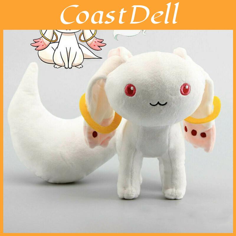 Niedliches und weiches Anime Magi Madoka Kyubey Plüschtier für Kinder und Cosplay-Liebhaber