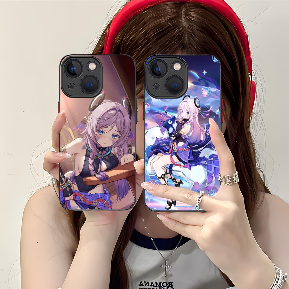 Coque de téléphone Genshin Impact Citlali pour iPhone 16 15 14 13 12 11 X XR XS 8 7 Pro Max Plus Mini Impression Couleur Couverture en Silicone