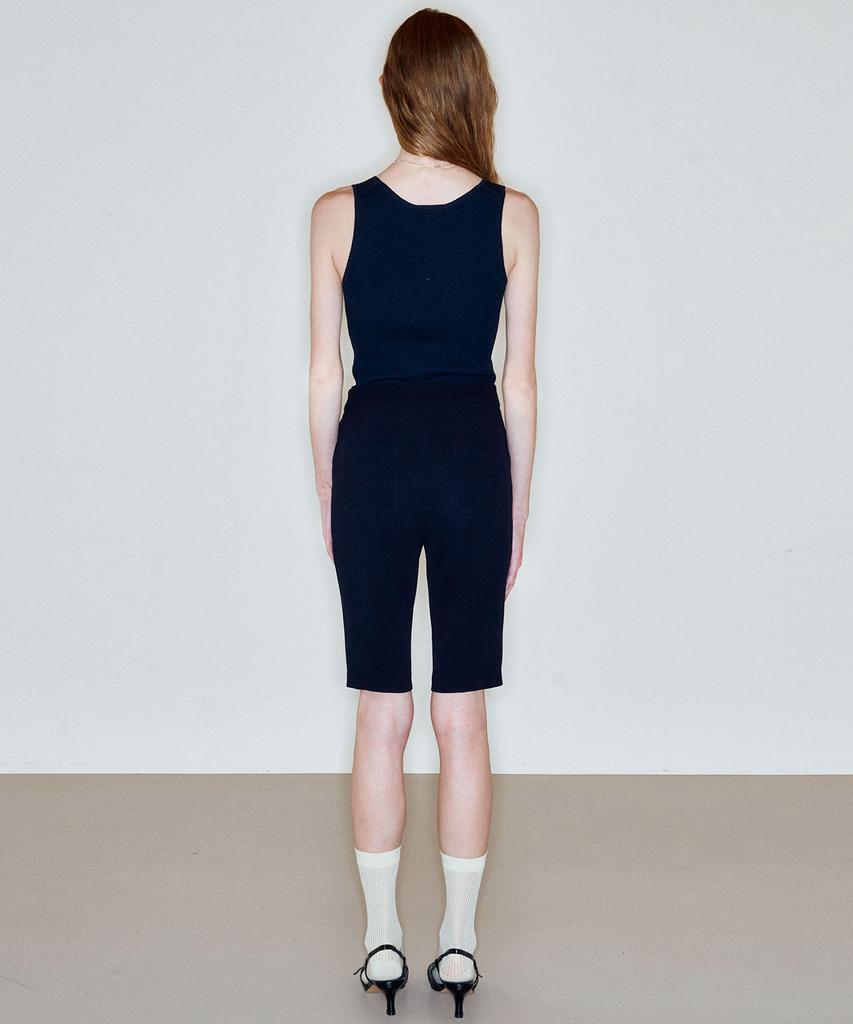 Ssikeoseun Skinny Biker Shorts_Black