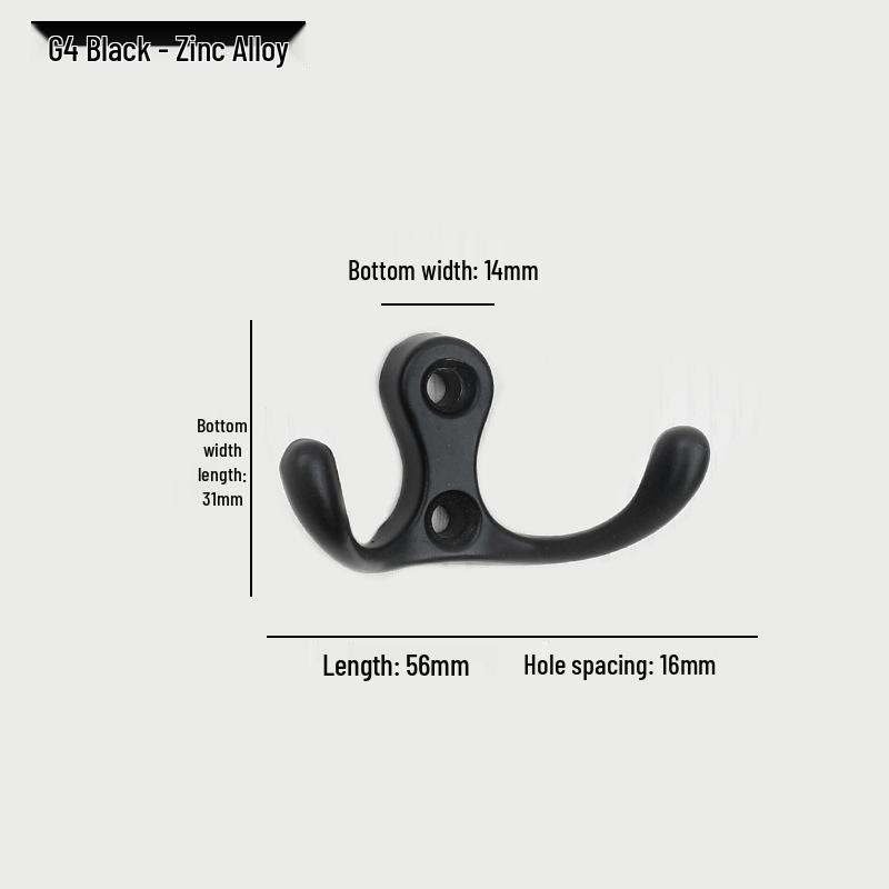 Nordic Black Wall-Mounted Shoe Cabinet with Coat and Hat Hooks