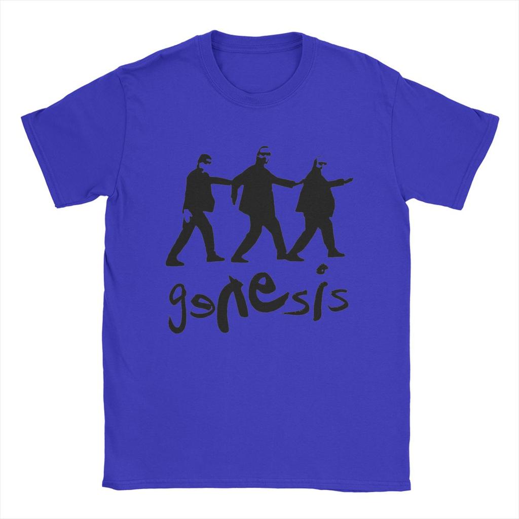 Men T-Shirt Genesis I Cant Dance Vintage Cotton Tee Shirt Short Sleeve T Shirt Round Neck Tops Summer