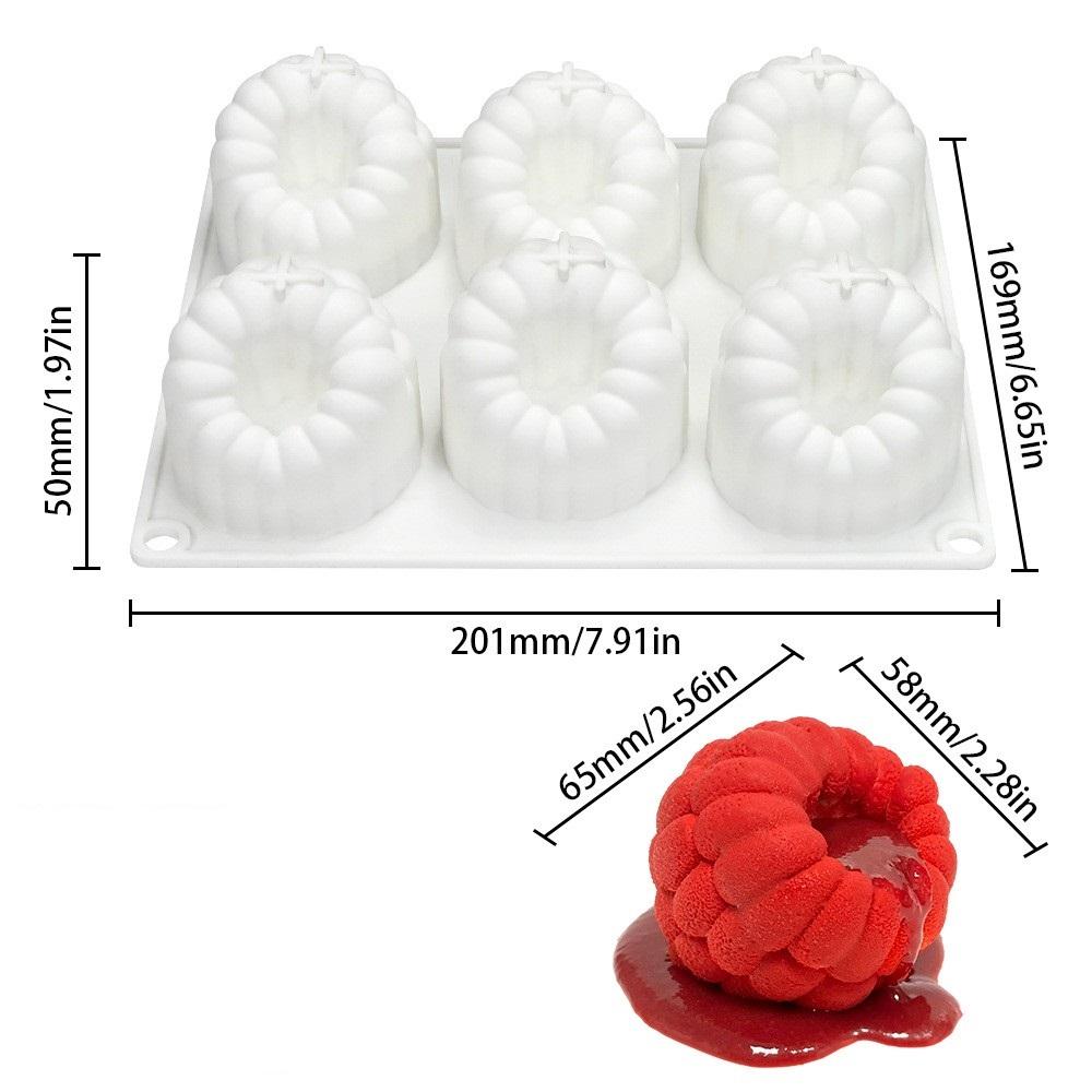 3D Mango Silicone Cake Molds - Food Grade Dessert Baking Tools for Pastry Fruit Mousse Kitchen Party Blueberry Mould