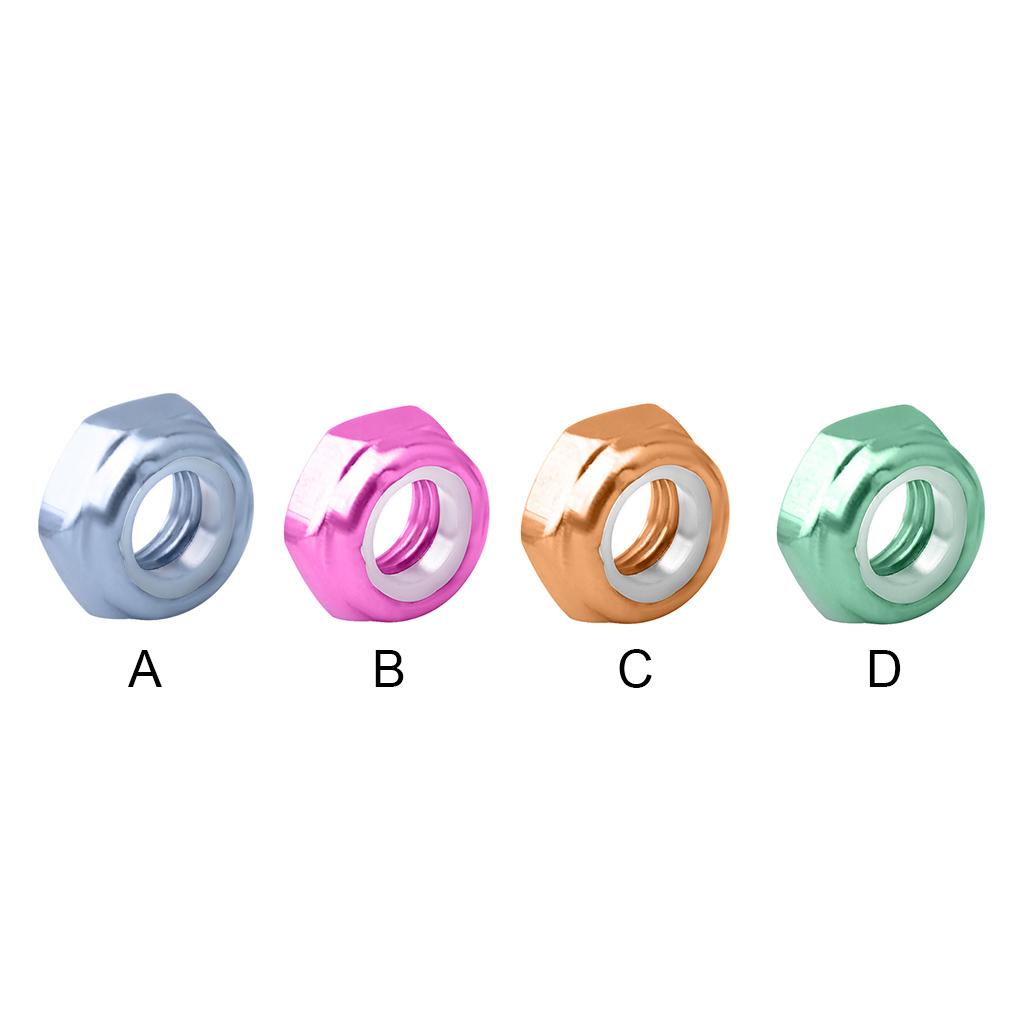Skateboard Nut Modification Universal Lock Fittings Skateboarding Component Modified Fitting Solid Color Hardware Part