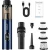 Car Vacuum, Portable Handheld Vacuum Cordless, 14000PA Powerful Suction Vacuum Cleaner With LED Light And Air Duster 2 In 1,Low Noise Rechargeable