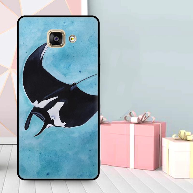 Animal Manta Ray Case For Samsung Galaxy J7 J5 J3 2017 J1 A3 A5 2016 A9 A7 A6 A8 J8 2018 J6 J4 Plus Cover