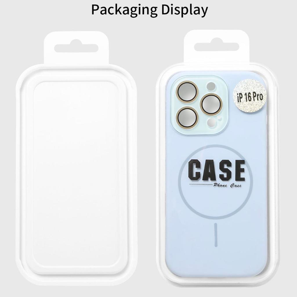 Für iPhone 16 Pro Max Hülle Kompatibel mit MagSafe Flüssigsilikon Anti-Fall Handyhülle mit Objektivfolie