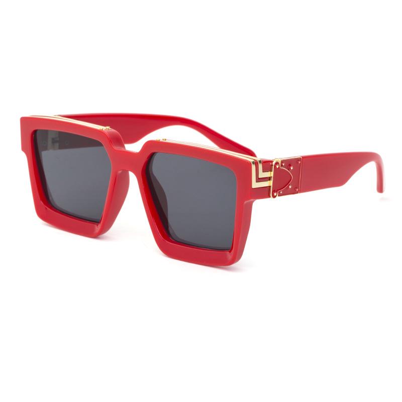 86229 Large Frame Unisex Sunglasses - Trendy Millionaire Style Worn by European & American Celebrities