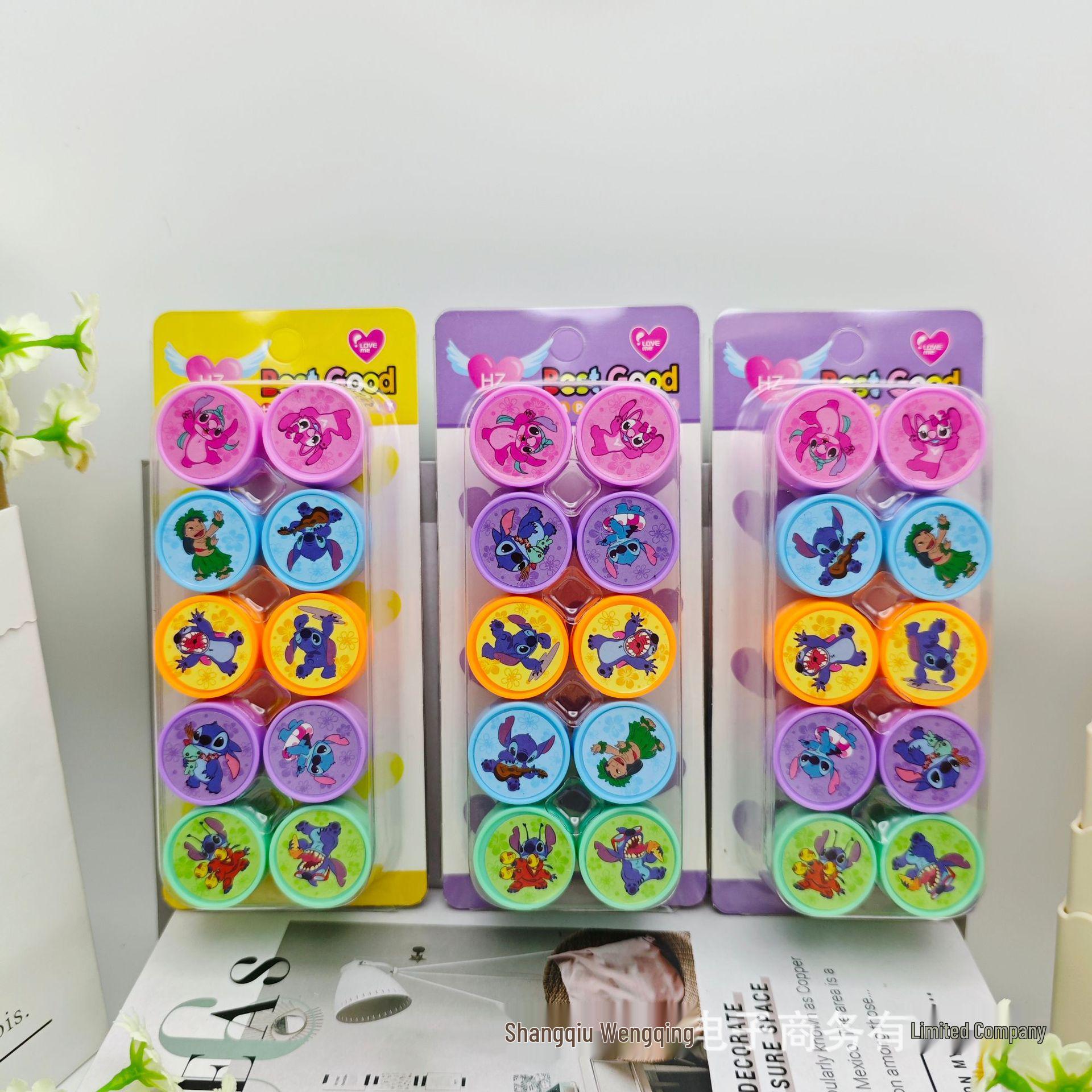 

Морские животные 10-предметный детский моющийся набор штампов - Милые, с множеством узоров для штампинга в детском саду