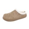 Versatile velvet Boken shoes 2025 winter lazy one-pedal cotton shoes women's warm new casual suede fluffy shoes