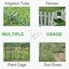 50pc 6in Garden U-shaped Spikes For Landscaping,  Control, Fabric Barriers, Irrigation And Fencing