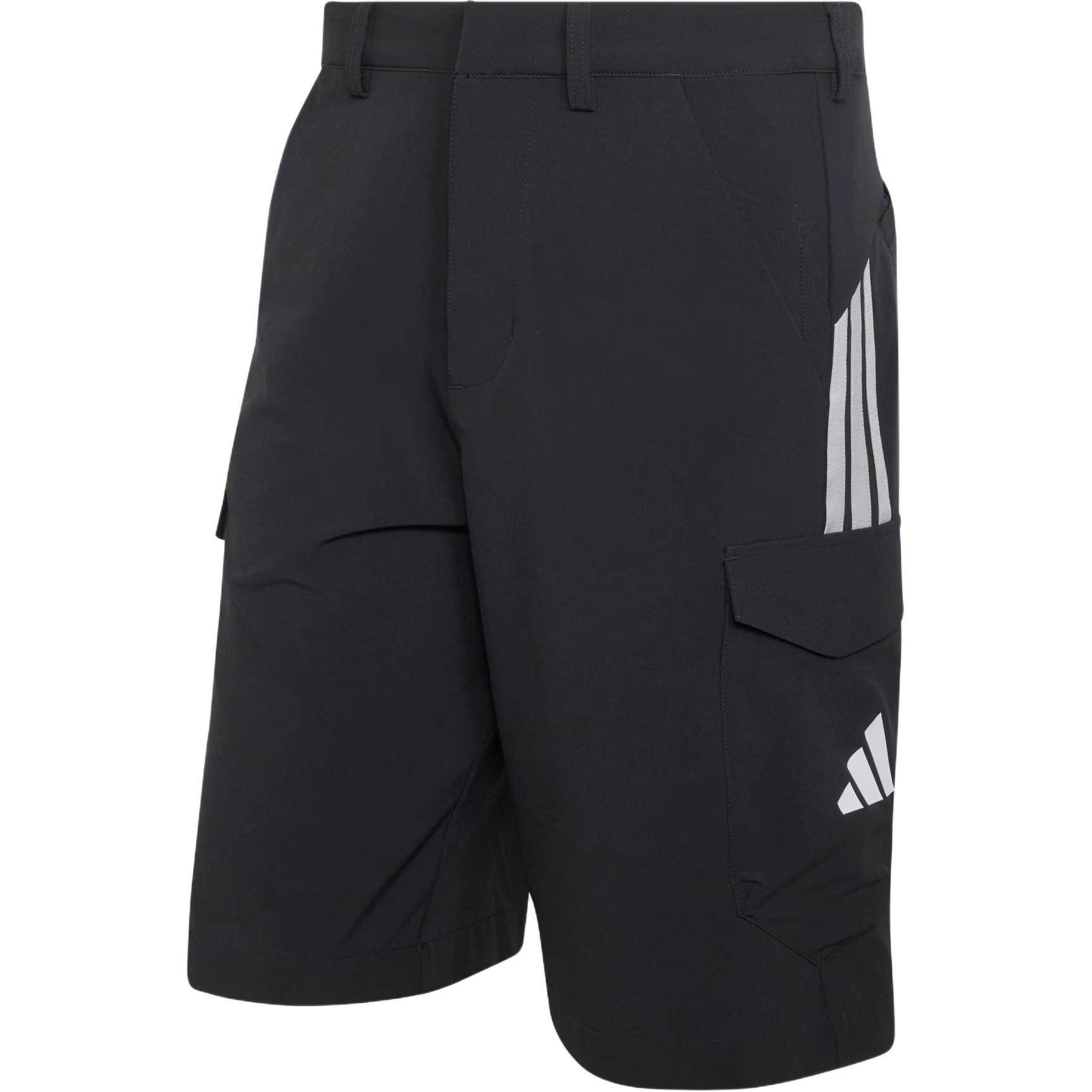 Adidas Mercedes - Amg Logo Stripe Loose Fit Sports Shorts Men shorts Black KE5479 L